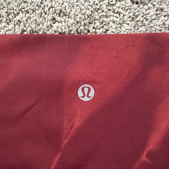 Lululemon red & orange tie-dye bike shorts size 6 - Picture 4 of 8